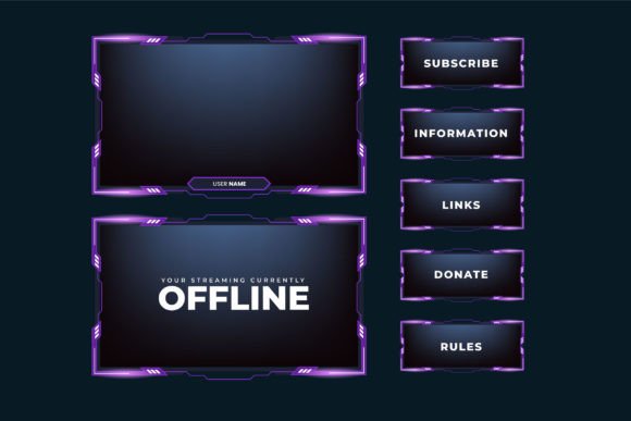 Download Modern Gaming Screen Interface Vector - Vector Collection