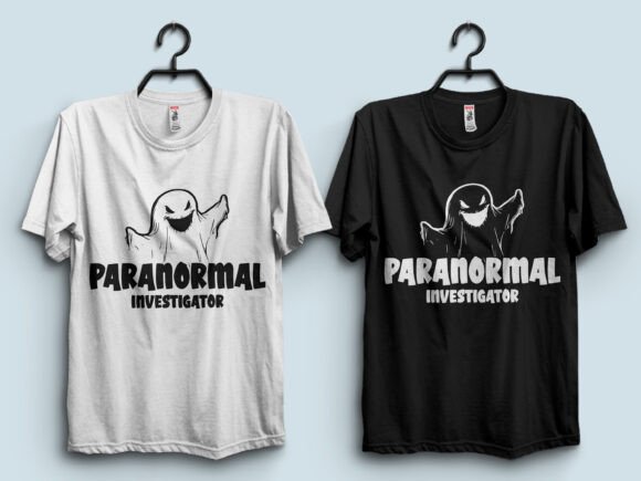 Download Paranormal Investigator T-shirt Design - Premium Resources