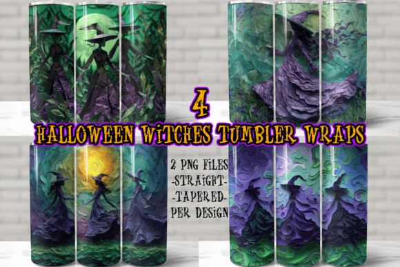 Download Witch Halloween Tumbler Wrap Bundle2 - Premium Resources