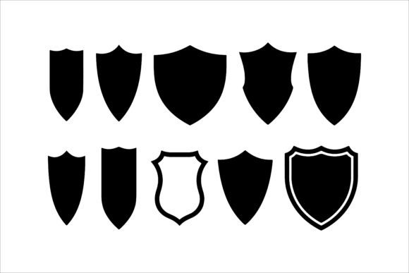 Download Shield Vector Silhouette Design - Vector Collection