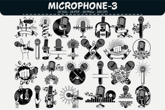Download Microphone Vector Clipart – 28 Designs - Vector Collection