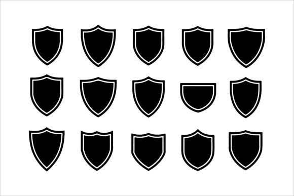 Download Shield Vector Silhouette Design - Vector Collection