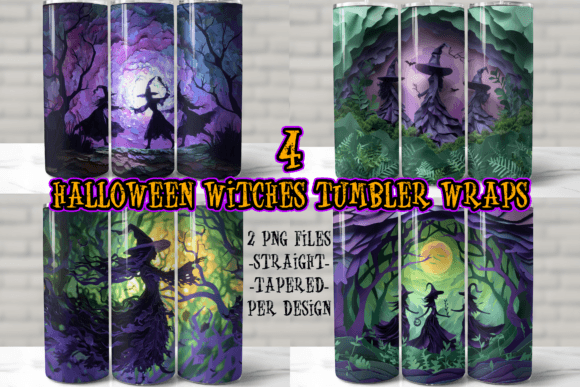 Download Witch Halloween Tumbler Wrap Bundle - Premium Bundle