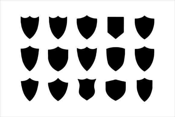 Download Shield Vector Silhouette Design - Vector Collection