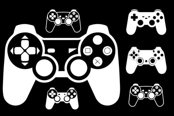 Download Game Controller Vector Silhouette - Vector Collection
