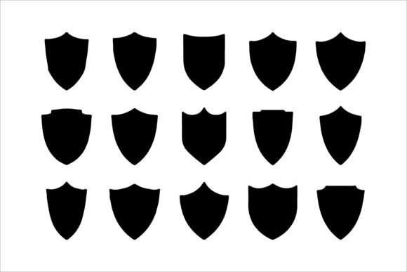 Download Shield Vector Silhouette Design - Vector Collection