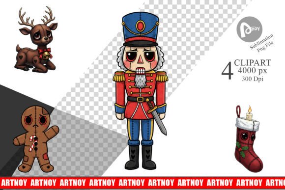 Download Cute Christmas Voodoo Doll Clipart - Voodoo doll Collection